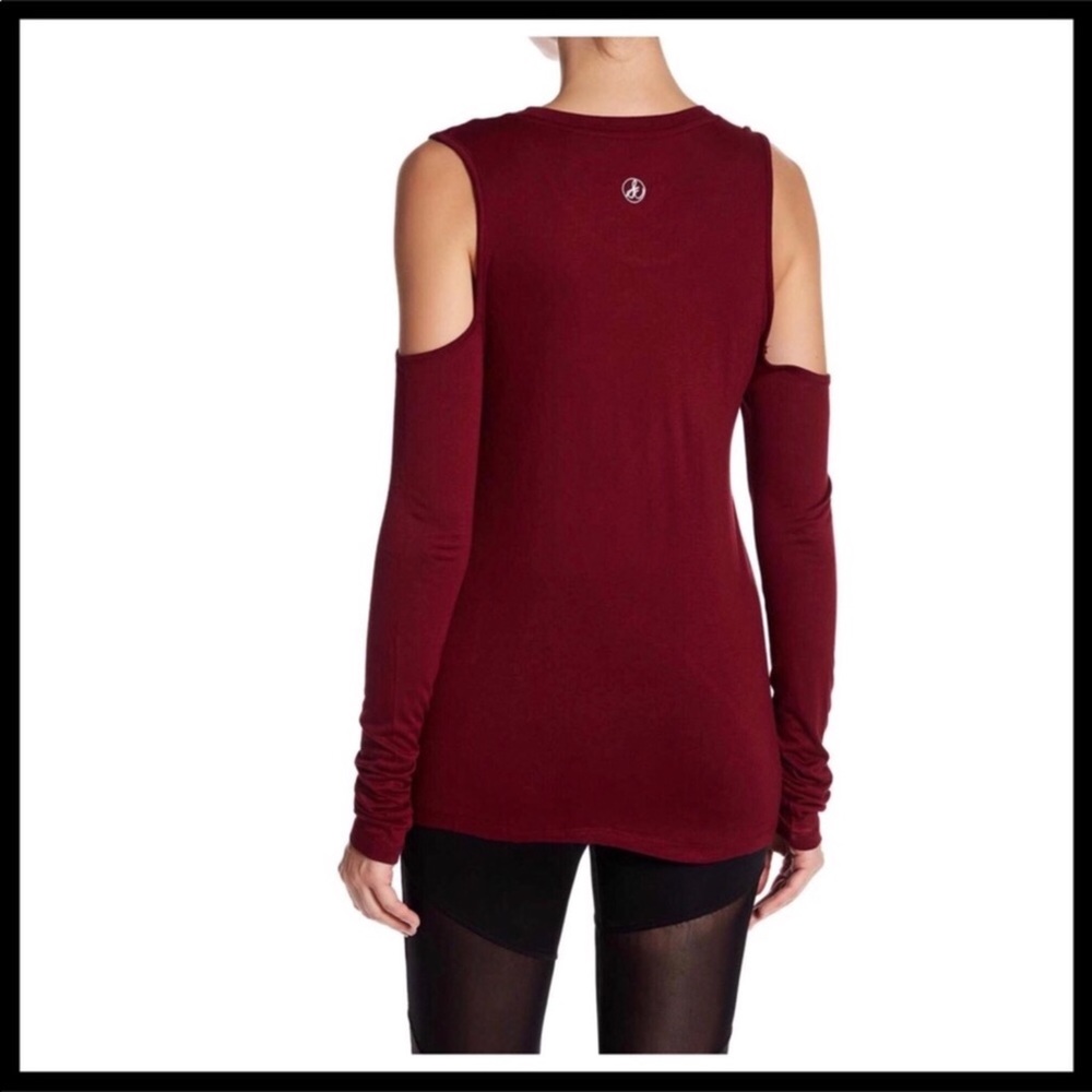 SAM EDELMAN COLD SHOULDERS LONG SLEEVES TEE A2C - Picture 2 of 8